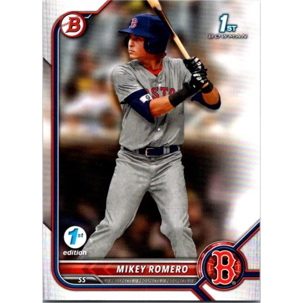 2022 Bowman Draft 1st Edition #BD-42 Mikey Romero Boston Red Sox